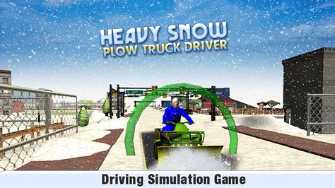 Heavy Snow Plow Truck Driver 3d Rescue Operation For Windows 10 Mobile