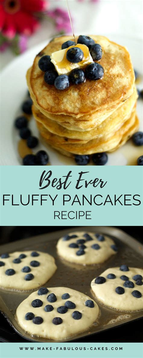 Best Ever Fluffy Pancakes Recipe
