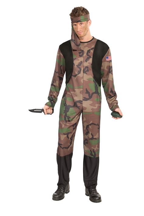 Army Soldier Men Halloween Costume 1999 The Costume Land