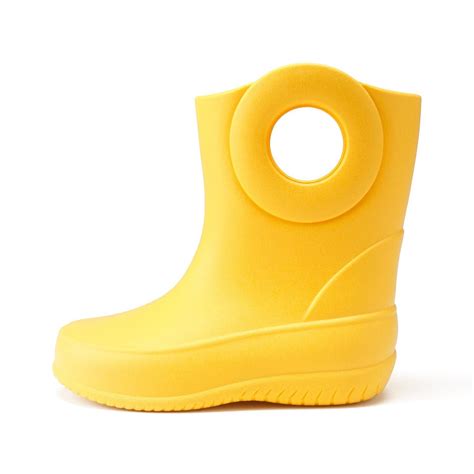Yellow Toddler Kendall Rain Boot Slip Resistant Made In Usa Okabashi