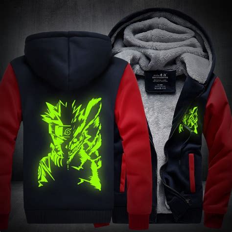 New Naruto Bijuu Mode Hoodie Sweater Jacket Cosplay Free Shipping
