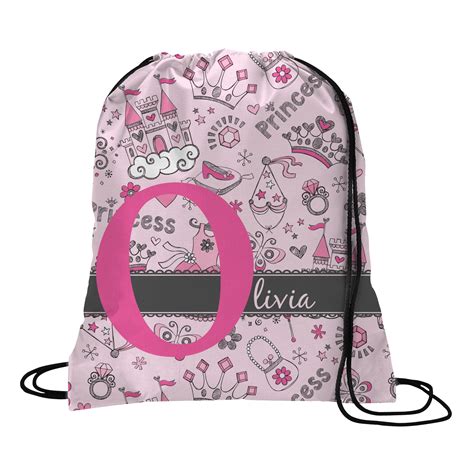 custom princess drawstring backpack personalized youcustomizeit