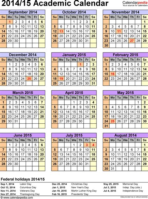Academic Calendar Cds Department Of Education