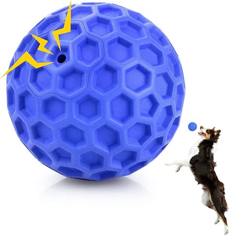 Indestructible Squeaky Dog Balls Interactive Dog Toys For