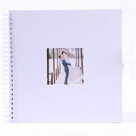 Large Wedding Photo Album White Scrapbooking Hardcover Book