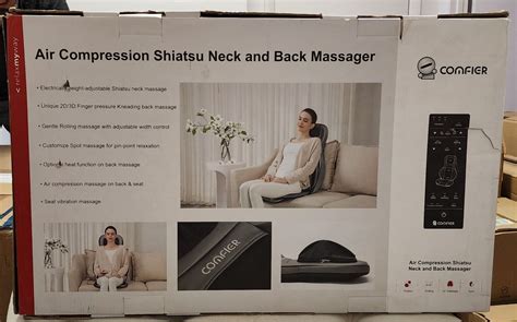 Comfier Cf 2309a Air Compression Shiatsu Neck And Back Massager Whit Heat 110843505799 Ebay