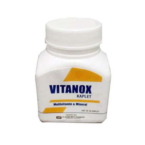 Vitanox Kaplet Kegunaan Efek Samping Dosis Dan Aturan Pakai Halodoc