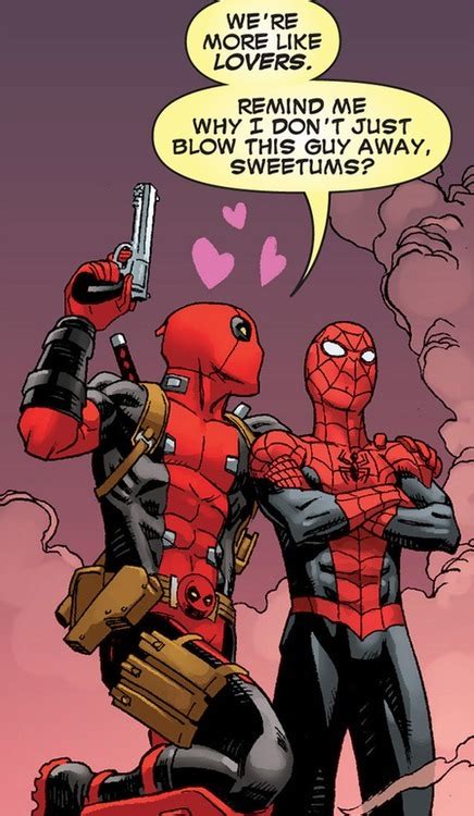 spiderman x deadpool could you talk about why you ship this ship i m