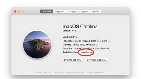 How Fix A Missing Or Unavailable Serial Number On Your Mac