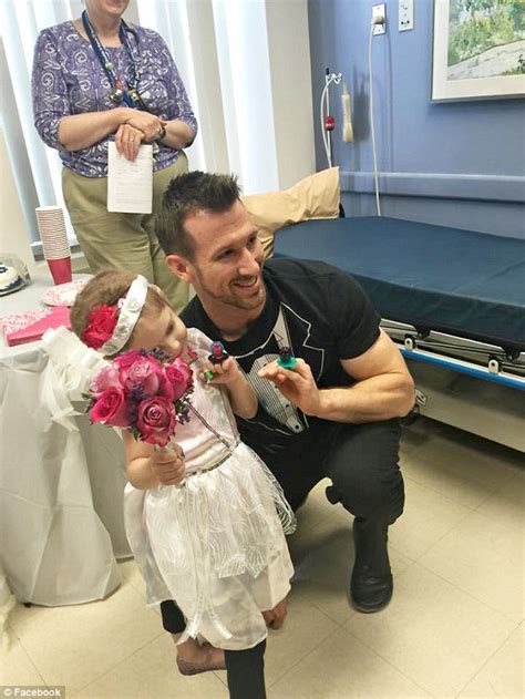 4 year old cancer patient abby marries her favorite nurse matt hickling daily mail online