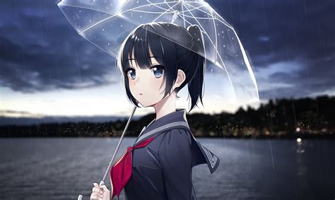 Holding An Umbrella Original Ranimeponytails