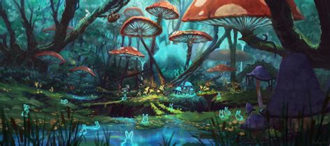 Mushroom Forest By Jaesern On Deviantart