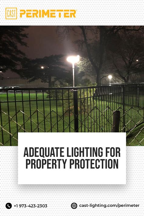 Adequate Lighting For Property Protection Perimeter Lighting