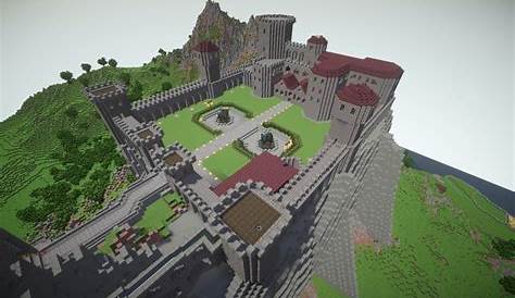Castle With Village Minecraft Map