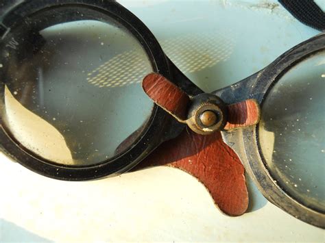 Vintage Willson Goggles Safety Glasses Steampunk Motorcycle Etsy