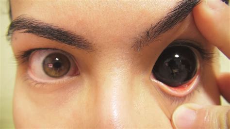 Black Sclera Contact Lenses By Kisamake On Deviantart