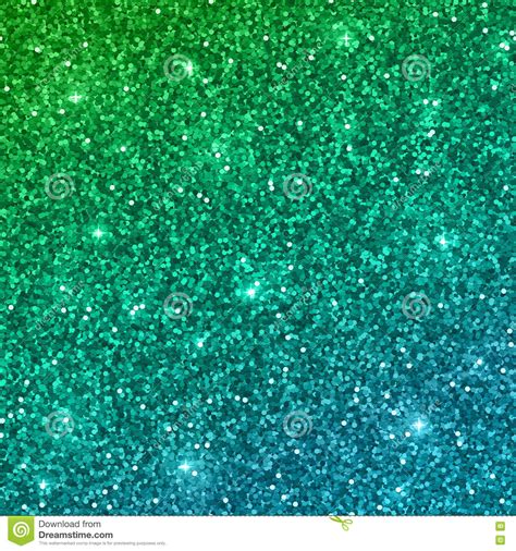 Green Blue Gradient Glitter Background Vector Stock
