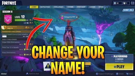 How To Change Your Username In Fortnite