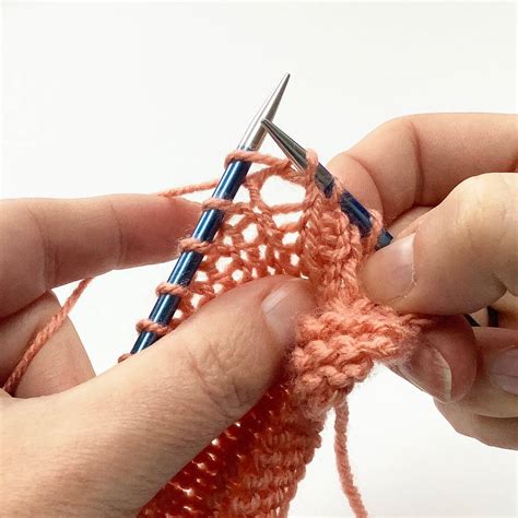 Tutorial Working The Knit 1 Below K1b Stitch La Visch Designs