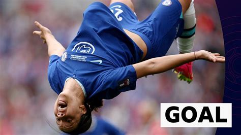 Women S Fa Cup Final Sam Kerr Scores Chelsea Winner Against Man Utd
