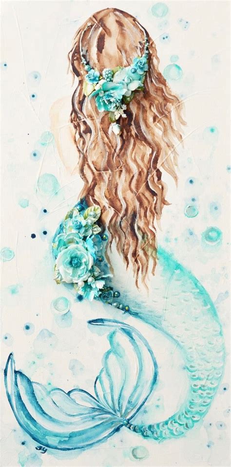 Pin By Krista Smith On Hobbies Mermaid Art Mermaid Painting Mermaid