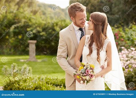 Romantic Young Couple Getting Married Outdoors Stock Image Image Of Love Together 67503891