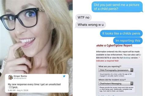 Woman Comes Up With A Brutal Response To Unwanted D Pics And It Will Strike Fear In Every