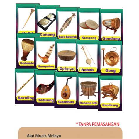 Pesps Prosains Alat Muzik Melayu Malay Musical Instruments Pcs