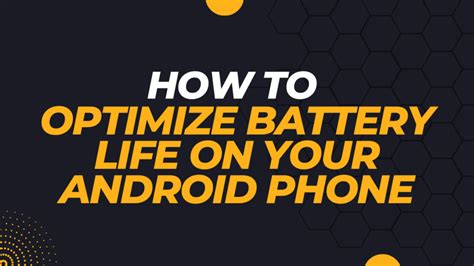 How To Optimize Battery Life On Your Android Phone App Blends