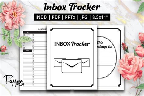 Inbox Tracker Kdp Interior Template Graphic By Fayne · Creative Fabrica