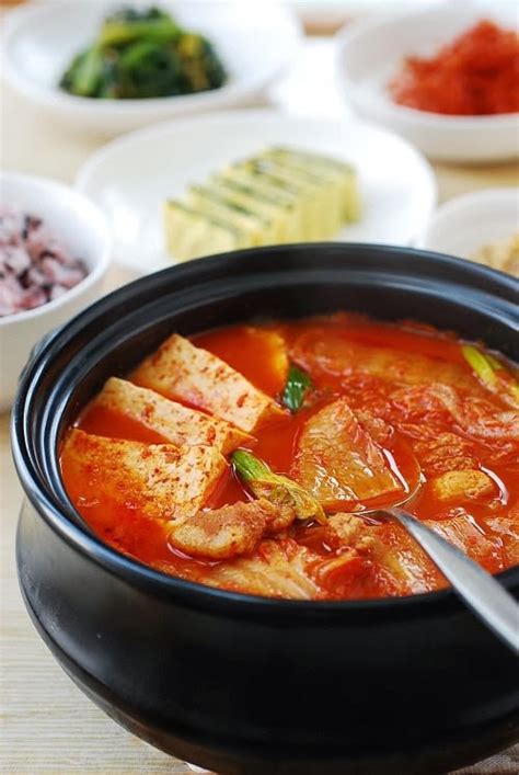 This recipe is made with ripe kimchi and thinly sliced meat. Kimchi Jjigae (Pork And Kimchi Stew) Recipe — Dishmaps