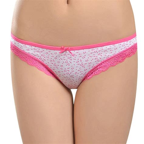5 Pack Women Bikini Panties Hipster Briefs Floral Lace Cotton Underwear Lingerie Ebay