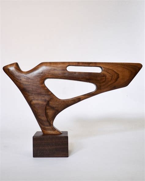 Lamassu Wood Sculpture By Chandler Mclellan Abstract Wood