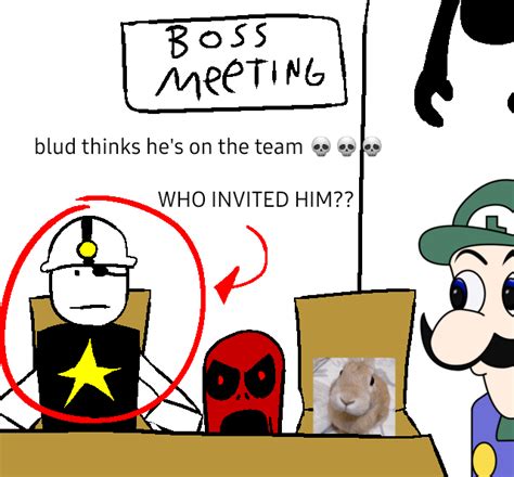 blud thinks hes on the team fandom