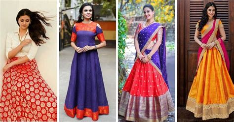 7 Different Old Saree Dress Design That You Need To Try