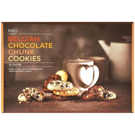 Complete your charcuterie board with crackers and twists perfect for pairing with cheese and cold. M&S All Butter Belgian Chocolate Chunk Cookie Selection ...