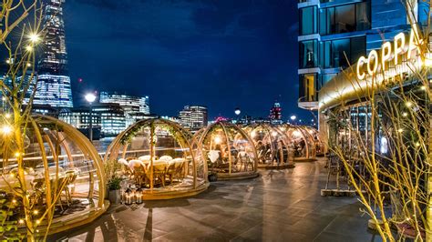 The Coppa Club Restaurant In London Heated Winter Igloos Let You Dine