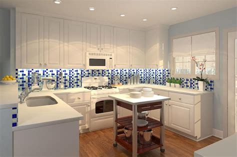 22 Perfect Blue And White Kitchen Tiles Home Decoration Style And