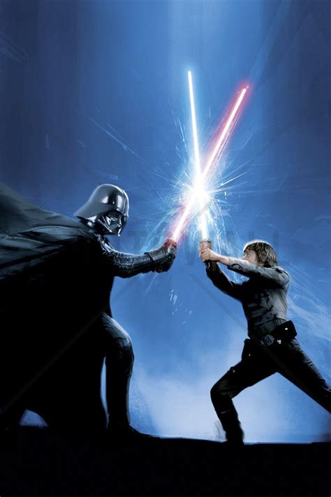 Luke And Vader Fight Wallpaper Star Wars Darth Vader Wallpaper