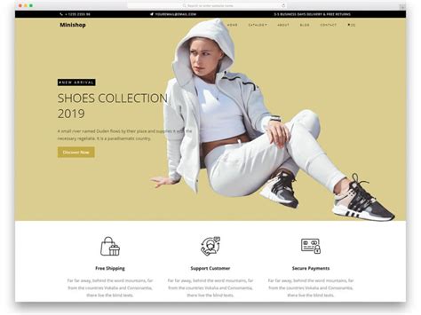 38 Free Shopping Websites Templates To Attract Shopaholics 2020