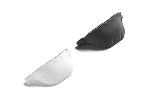 Download Blank Black And White Waist Bag Mockup Lying Side View ...