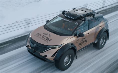 Nissan Unveils Beefed Up Ariya For Pole To Pole Ev Expedition