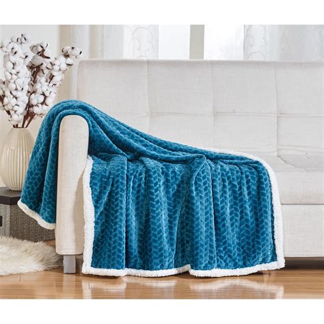 Noble House Braided Plush Throw Blanket 50 x 60 inches - Good's Store 