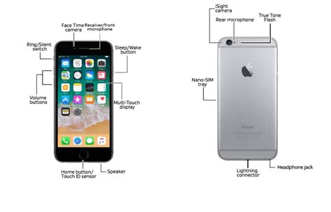 On iphone x and later, press and hold the side button and one of the volume buttons to restart your iphone. Apple iPhone 6 / 6 Plus Diagram - AT&T Device Support