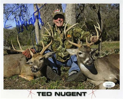 Ted Nugent Signed 8x10 Photo Certified Authentic Jsa Coa 8x10 Photo