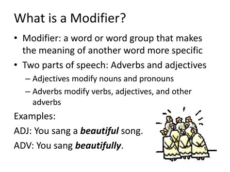 Ppt Using Modifiers Correctly Powerpoint Presentation Free Download