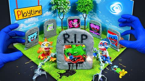 R I P Huggy Wuggy Machines Very Sad Story In Poppy Playtimes Clay