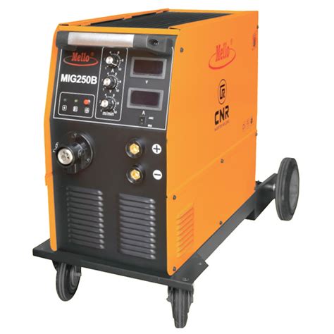 Mig welding machines have been made to welder aluminum, stainless steel, carbon steel, copper and much more. Mello MIG250B IGBT MIG Welding Machine, 20Amp-200Amp
