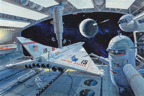 Robert Mccalls America In Space Rretrofuturism