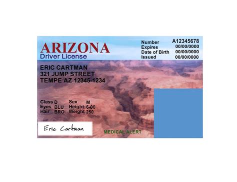 Arizona Driver License Psd Id Card Templates Psd Zohal